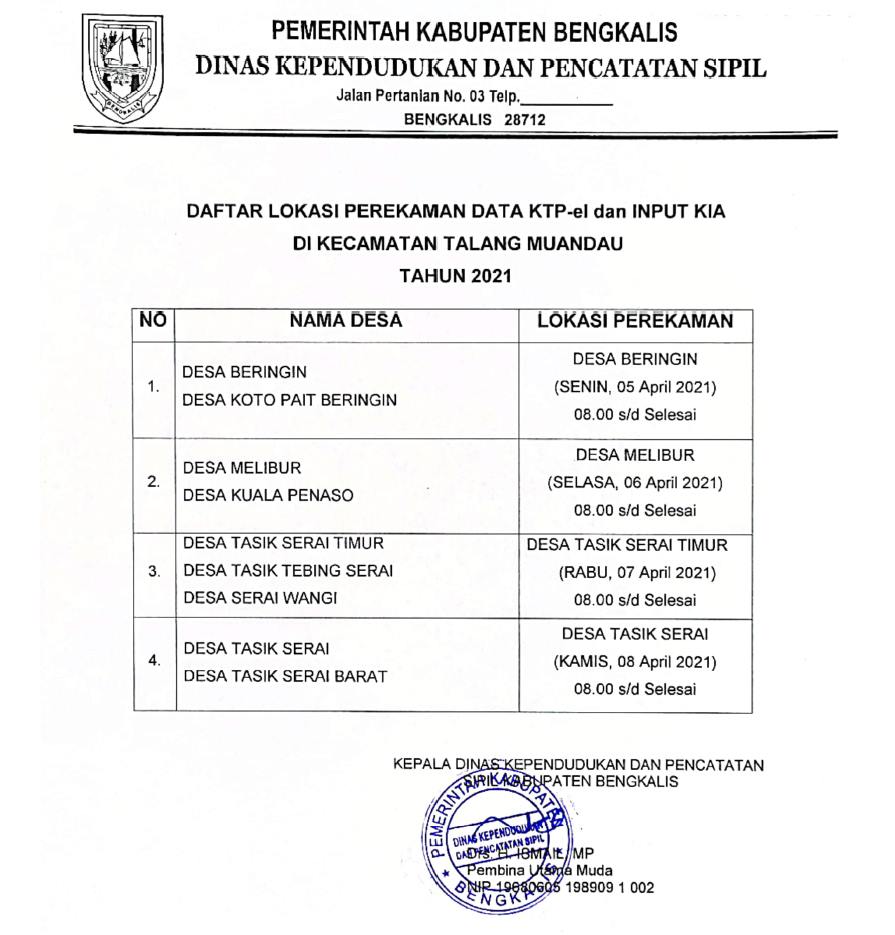 Informasi Desa Tasik Serai